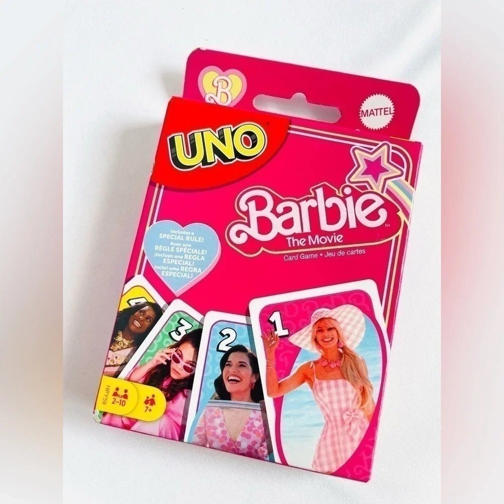UNO Barbie The Movie Card Game Brand New 2023